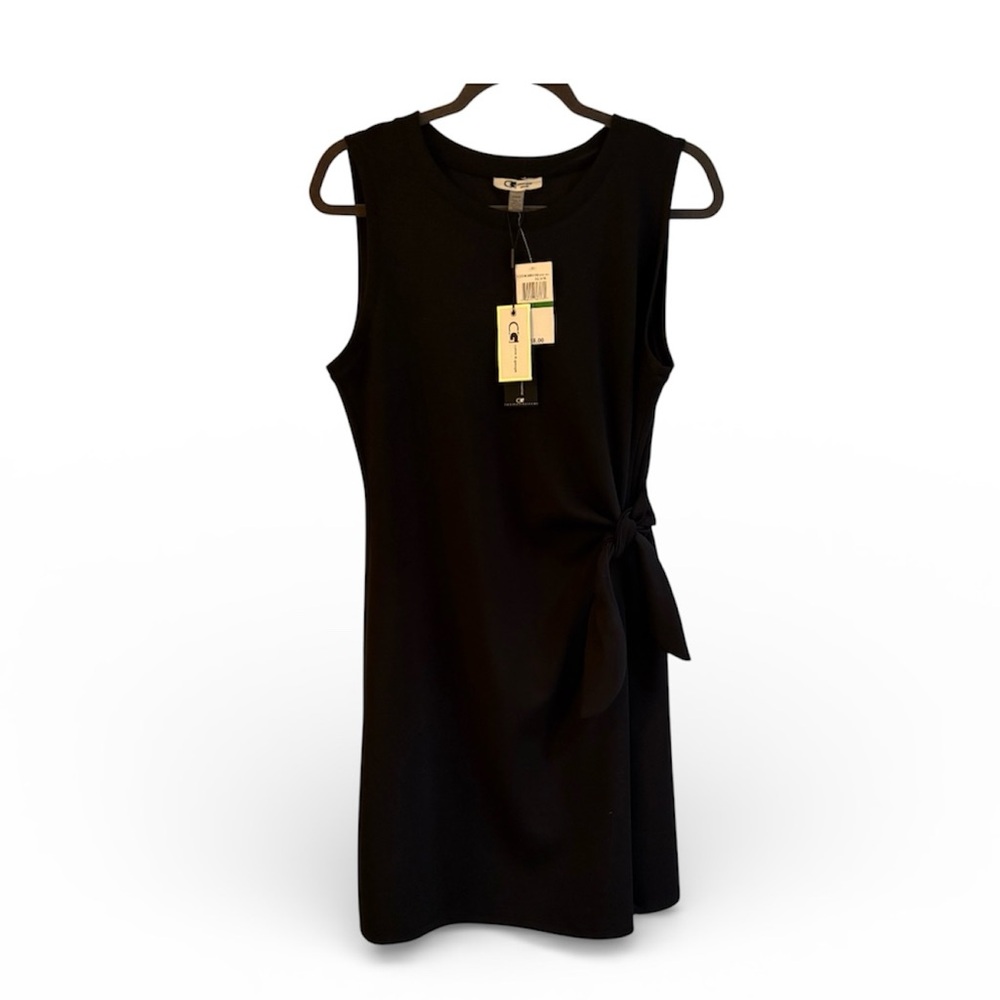 NWT - Cable & Gauge - Sleeveless Yummy Black Mini Dress - Size L